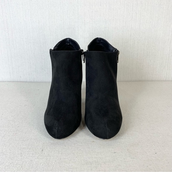 Madden Girl~Women’s ‘Party’ Black Faux Suede Block‎ Heel Bootie~Sz 10 - Picture 5 of 13